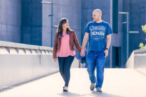pre-wedding shoot at The Hepworth