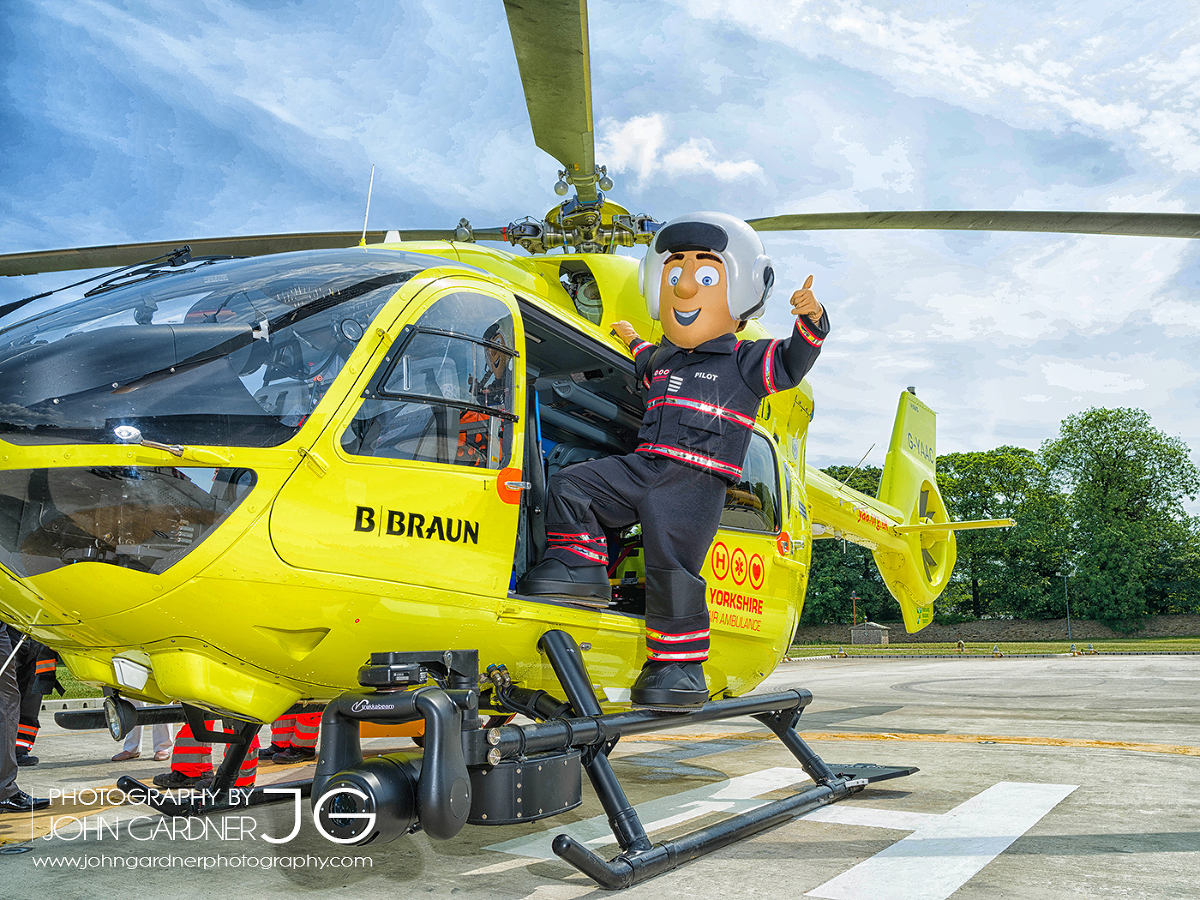 Yorkshire Air Ambulance mascots