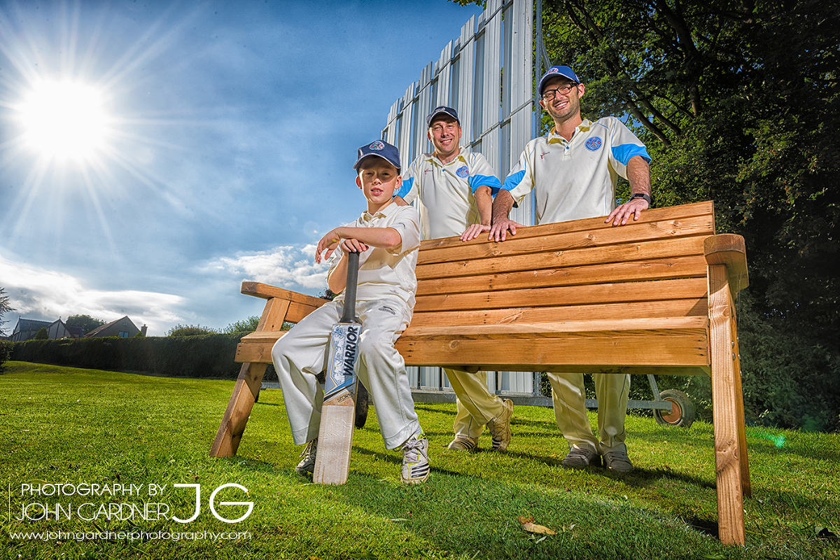 Wakefield commercial photographer at Newton Hill Cricket Club