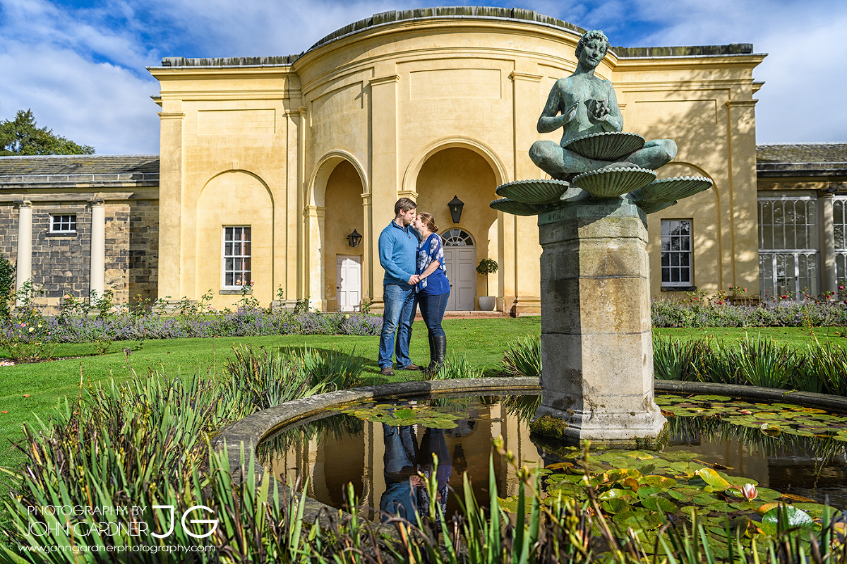 pre-wedding photoshoot at Nostell Priory