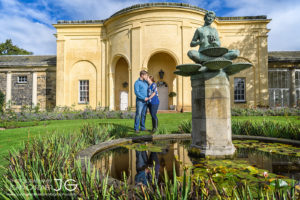 pre-wedding photoshoot at Nostell Priory
