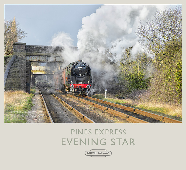 steam train photographs: Evening Star