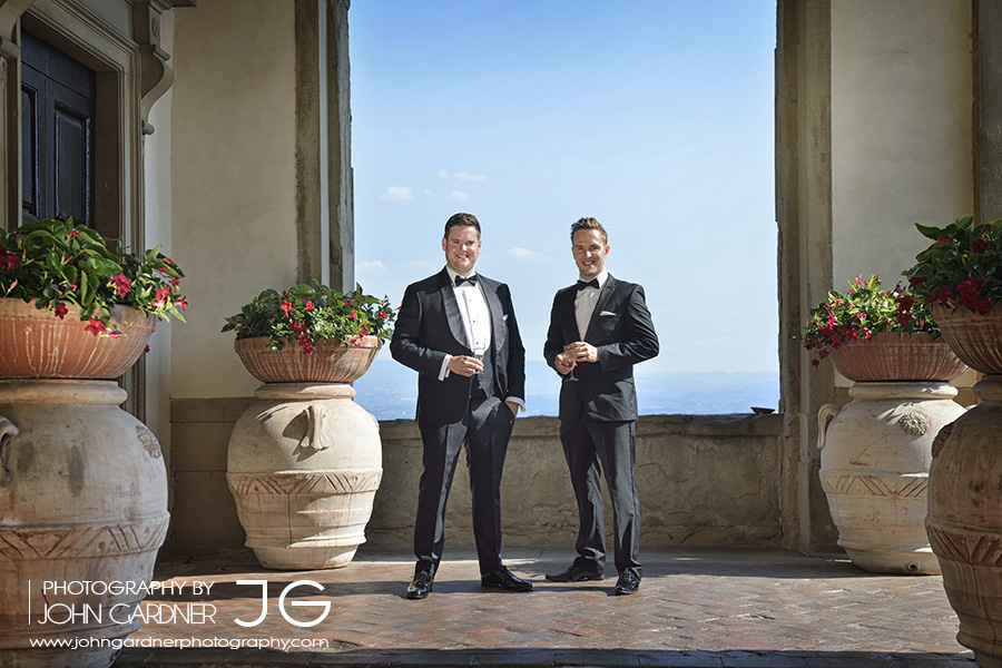 wedding photographer Villa San Michele, Italy