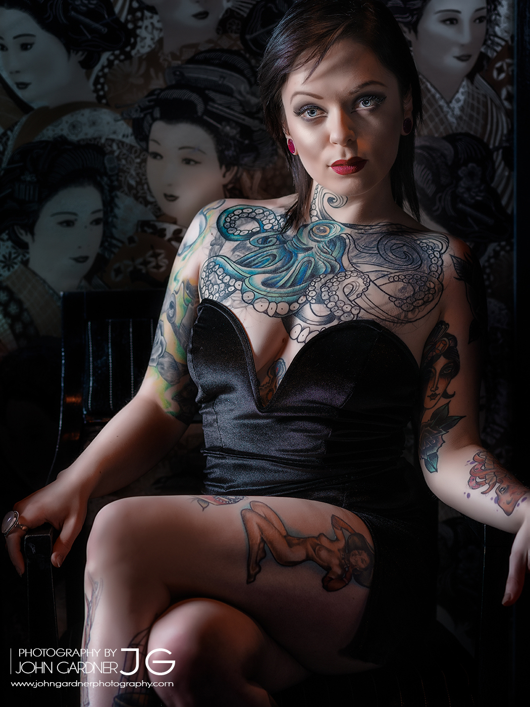 alt model photoshoot