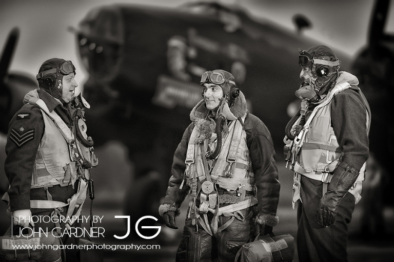 WW2 re-enactors Elvington air museum, York