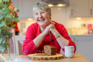 Val from GBBO Commercial photography