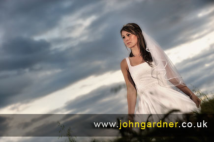 bridal portrait trash the dress style in Wakefield