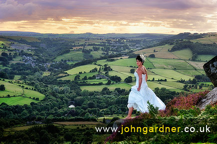 Trash the dress shoot in Derbyshire and Yorkshire