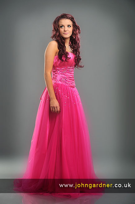 prom dress studio shoot in Wakefield